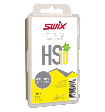 Fart à chaud SWIX Pro HS10 Jaune 0/+10°C 60g