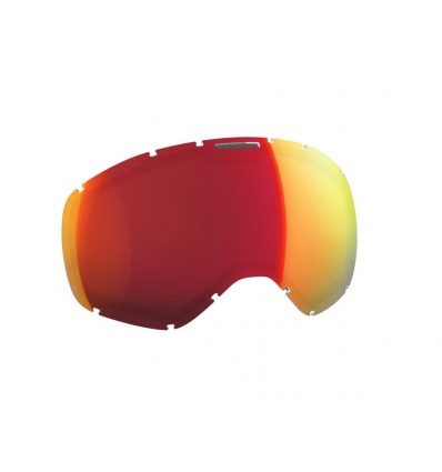 Ecran masque de ski SCOTT Faze II ACS - Red Chrome S2