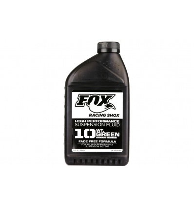 Huile de fourche FOX Suspension Fluid 10wt Green 950 ml