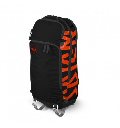 Volume sac à dos PRISM Zip-On Cobalt 18 L - Black / Orange Fire